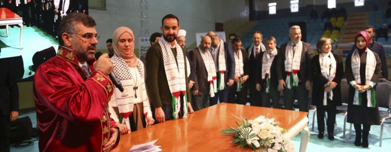 Filistinli 100 Çiftin Nikâh ve Düğün Töreni Gerçekleştirildi